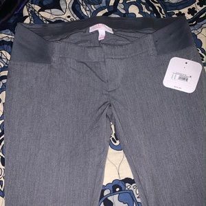 Side panel maternity dress pants